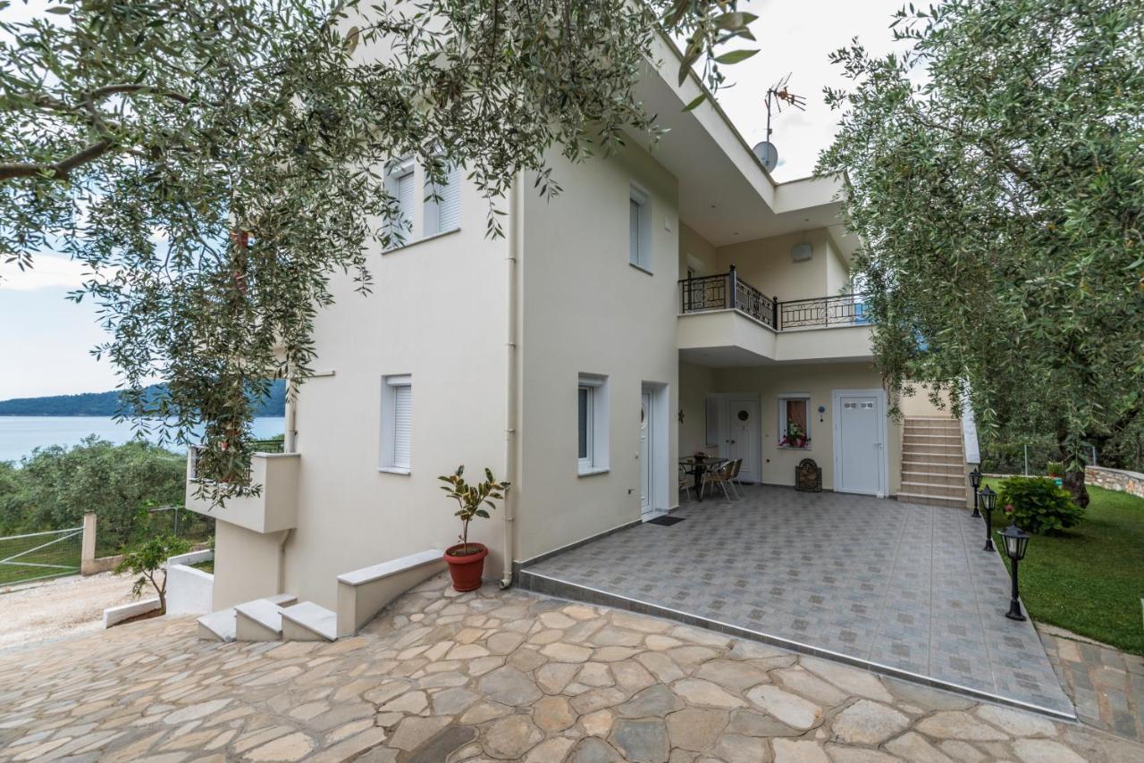 Anna Apartments Chrysi Ammoudia Bagian luar foto
