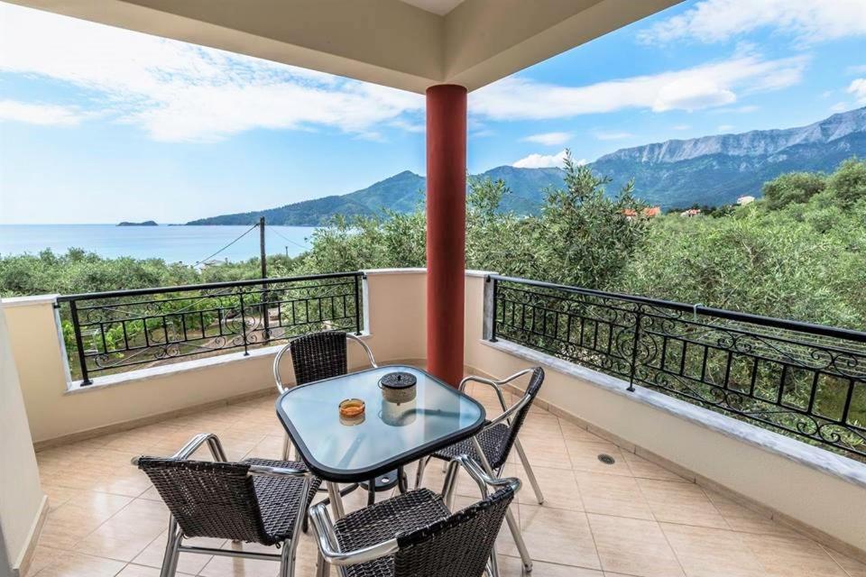 Anna Apartments Chrysi Ammoudia Bagian luar foto